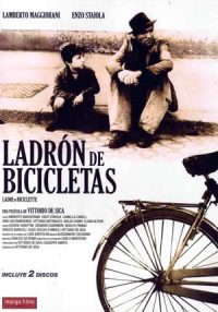 Caratula de la película Ladrón de Bicicletas de 1948