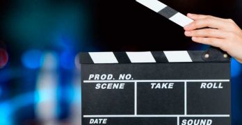 Imagen de una claqueta cinematográfica.